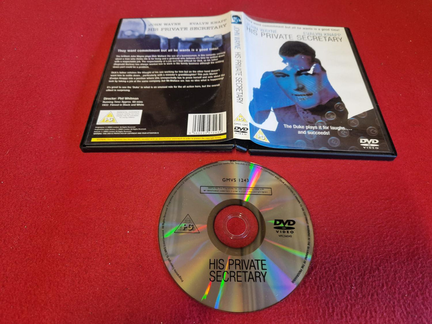 HIS PRIVATE SECRETARY [ JOHN WAYNE ] till DVD