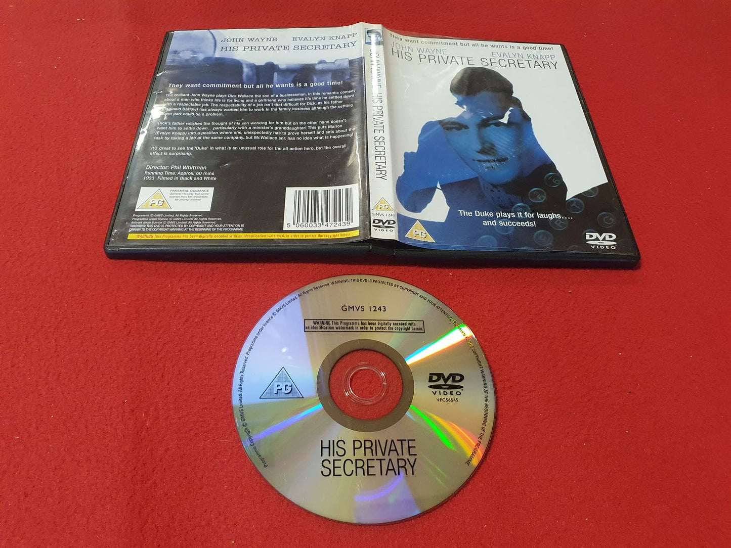 HIS PRIVATE SECRETARY [ JOHN WAYNE ] till DVD