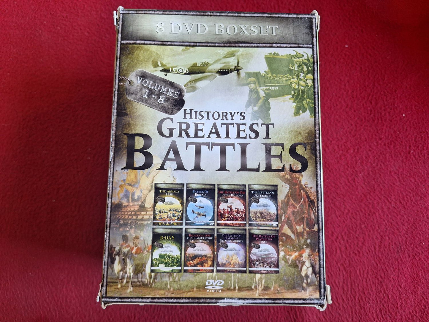 HISTORY'S GREATEST BATTLES 8 DVD BOX SET