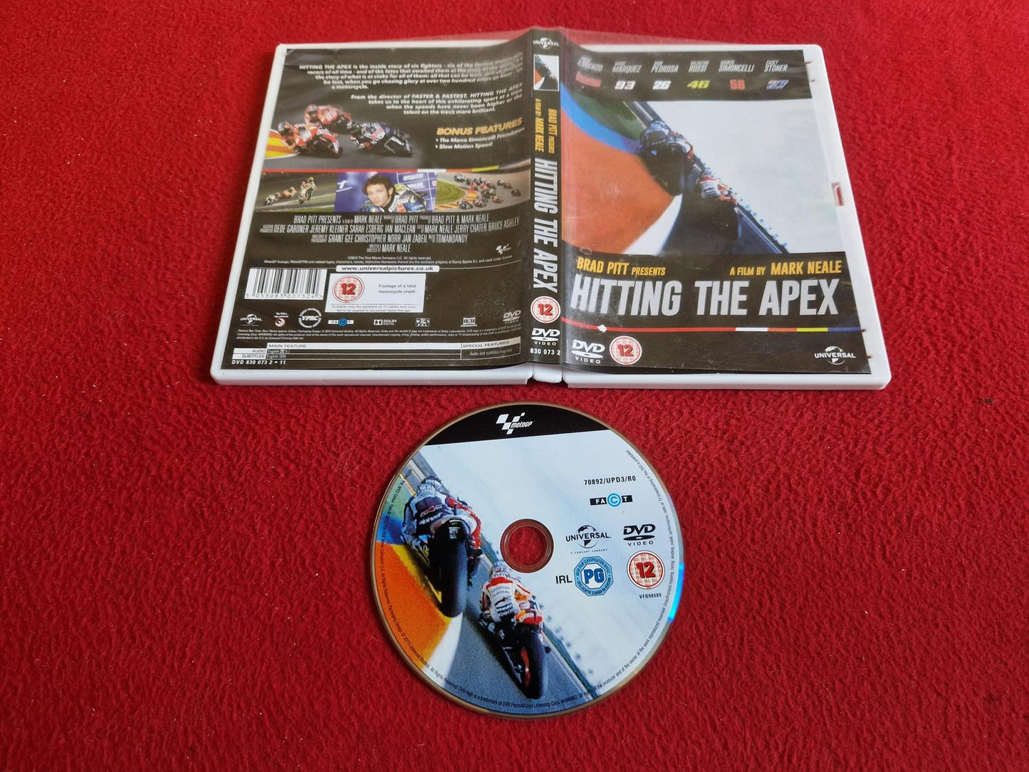 HITTING THE APEX DVD