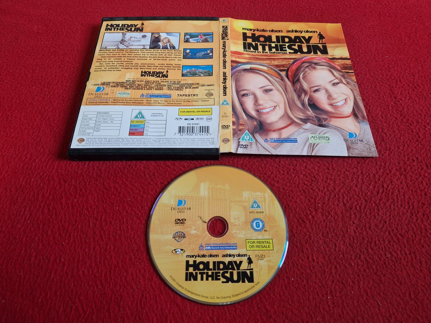 HOLIDAY IN THE SUN ] [ MARY-KATE & ASHLEY OLSEN ] [ SNAPCASE ] DVD