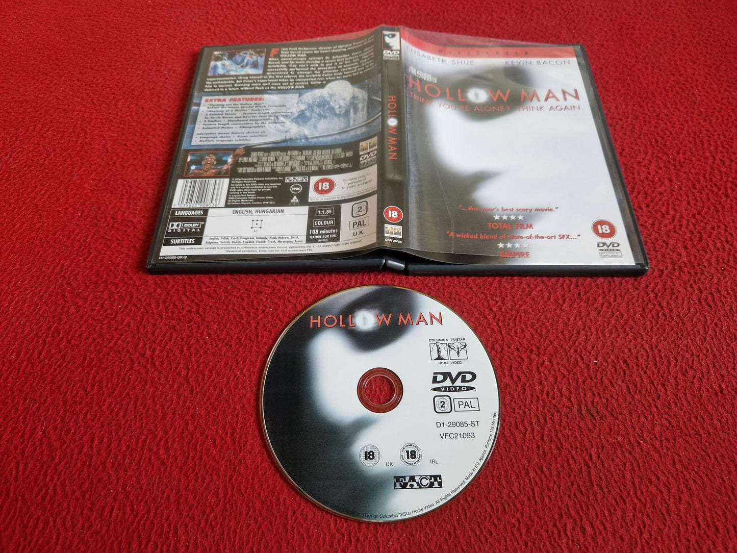 HOLLOW MAN [ SVENSK TEXT ] DVD