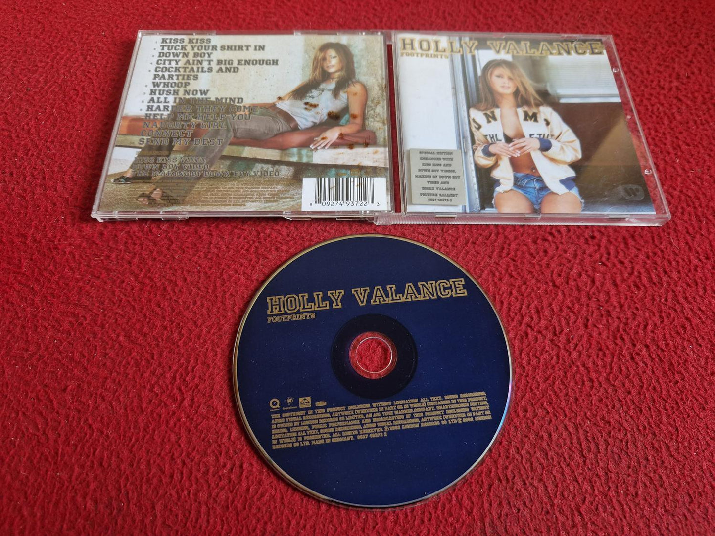 HOLLY VALANCE FOOTPRINTS CD