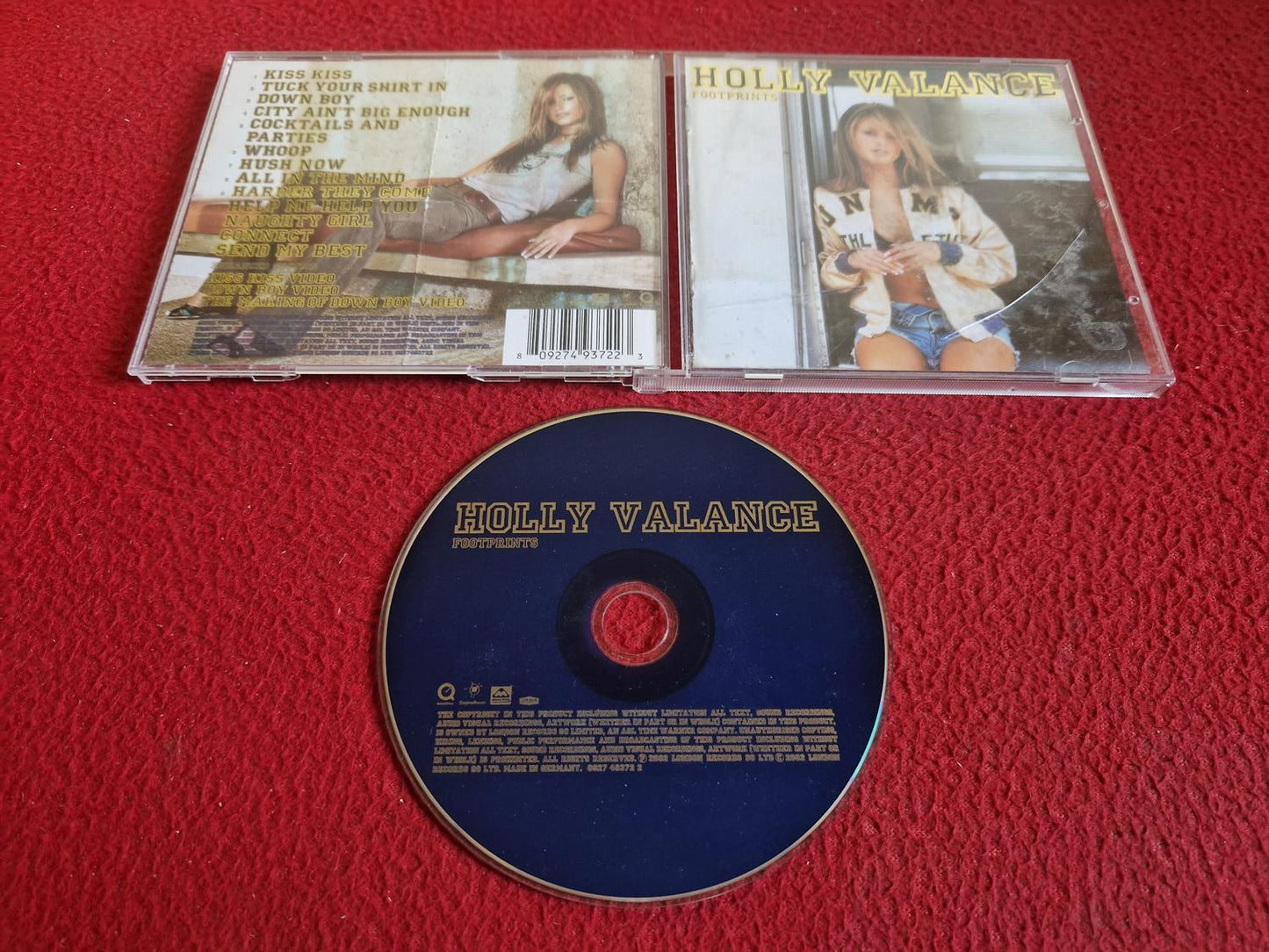 HOLLY VALANCE FOOTPRINTS CD