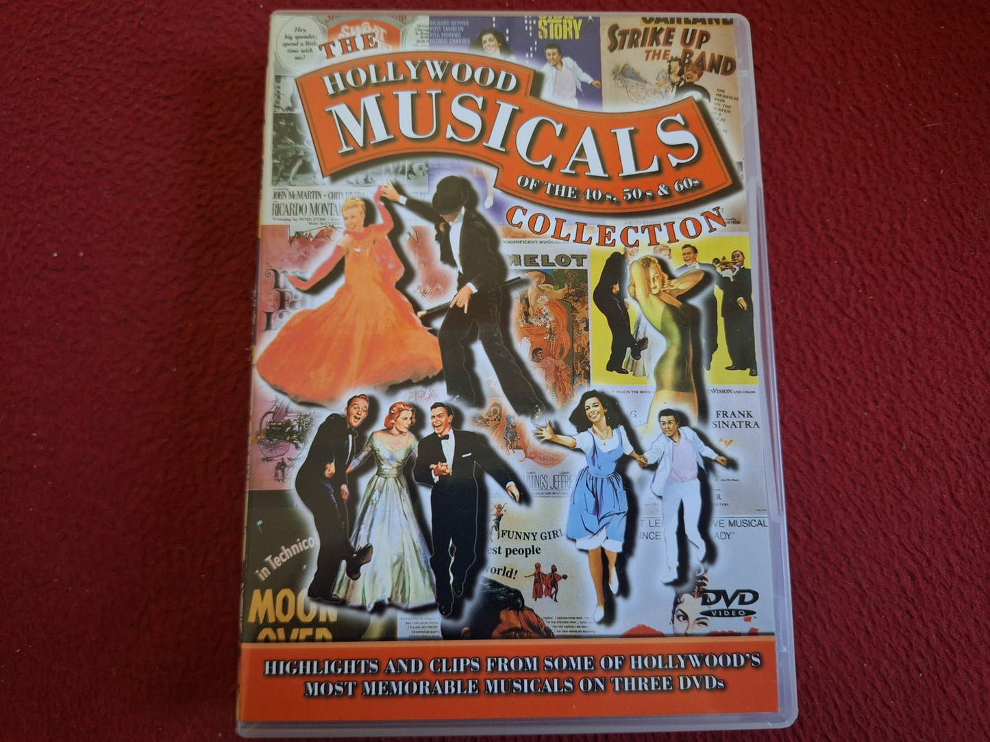 HOLLYWOOD MUSICALS OF THE 40S 50S & 60S - HIGHLIGHTS & CLIPS BOX DVD