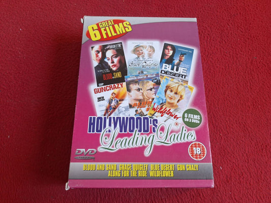 HOLLYWOOODS LEADING LADIES - BLOOD AND SAND / GUN CRAZY mfl BOX DVD