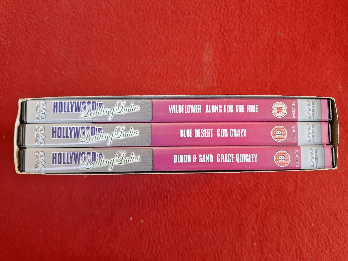 HOLLYWOOODS LEADING LADIES - BLOOD AND SAND / GUN CRAZY mfl BOX DVD