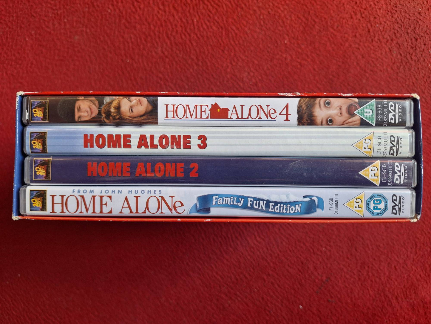 HOME ALONE 1 - 4 [ SVENSK TEXT ] BOX DVD