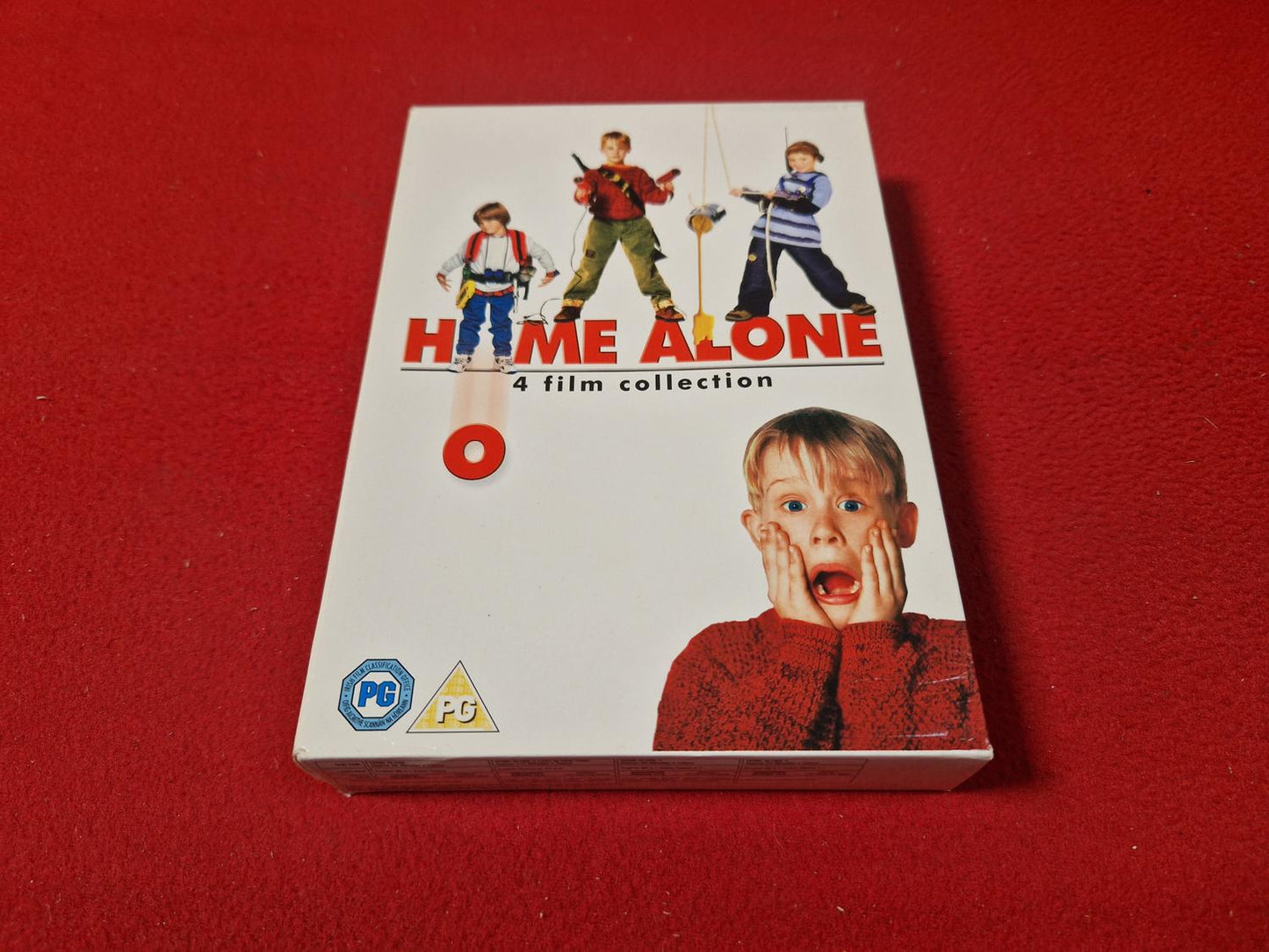 HOME ALONE 4 FILM COLLECTION BOX till DVD