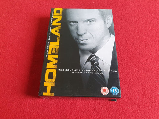 HOMELAND SEASONS 1 & 2 BOX till DVD