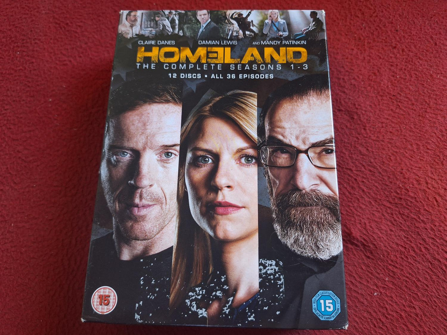 HOMELAND SEASONS 1 - 3 BOX DVD