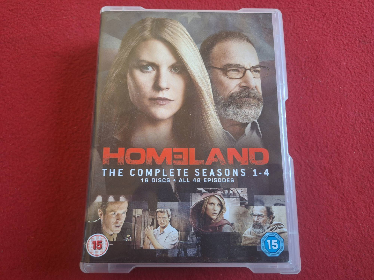 HOMELAND SEASONS 1 - 4 BOX DVD