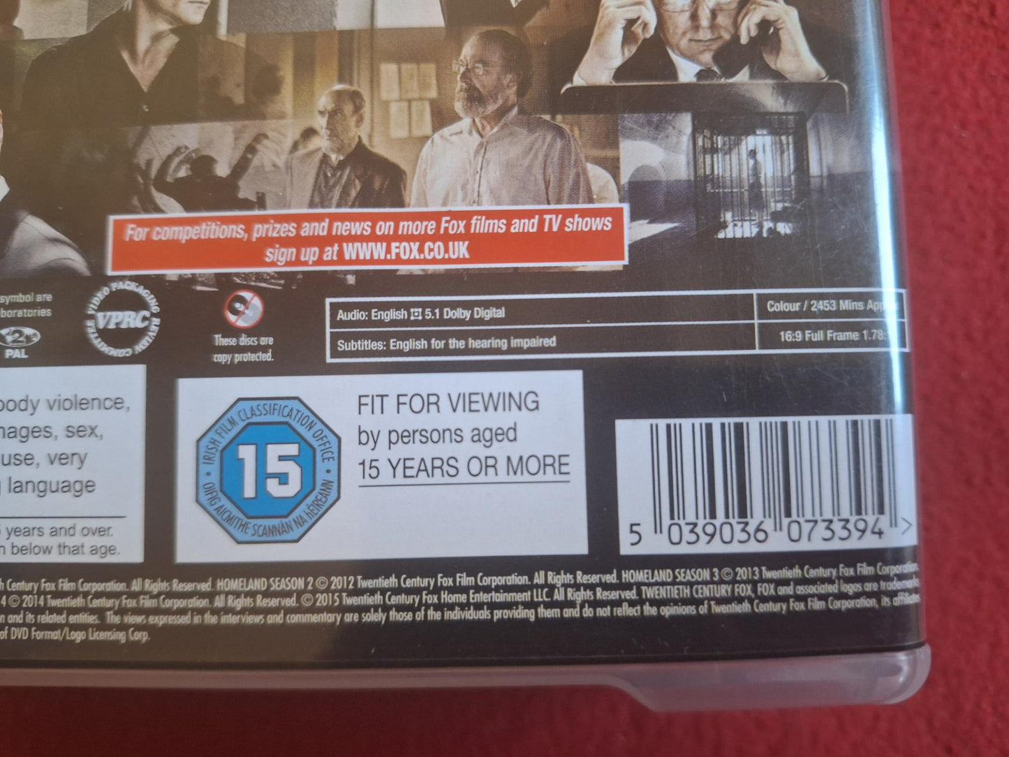 HOMELAND SEASONS 1 - 4 BOX DVD