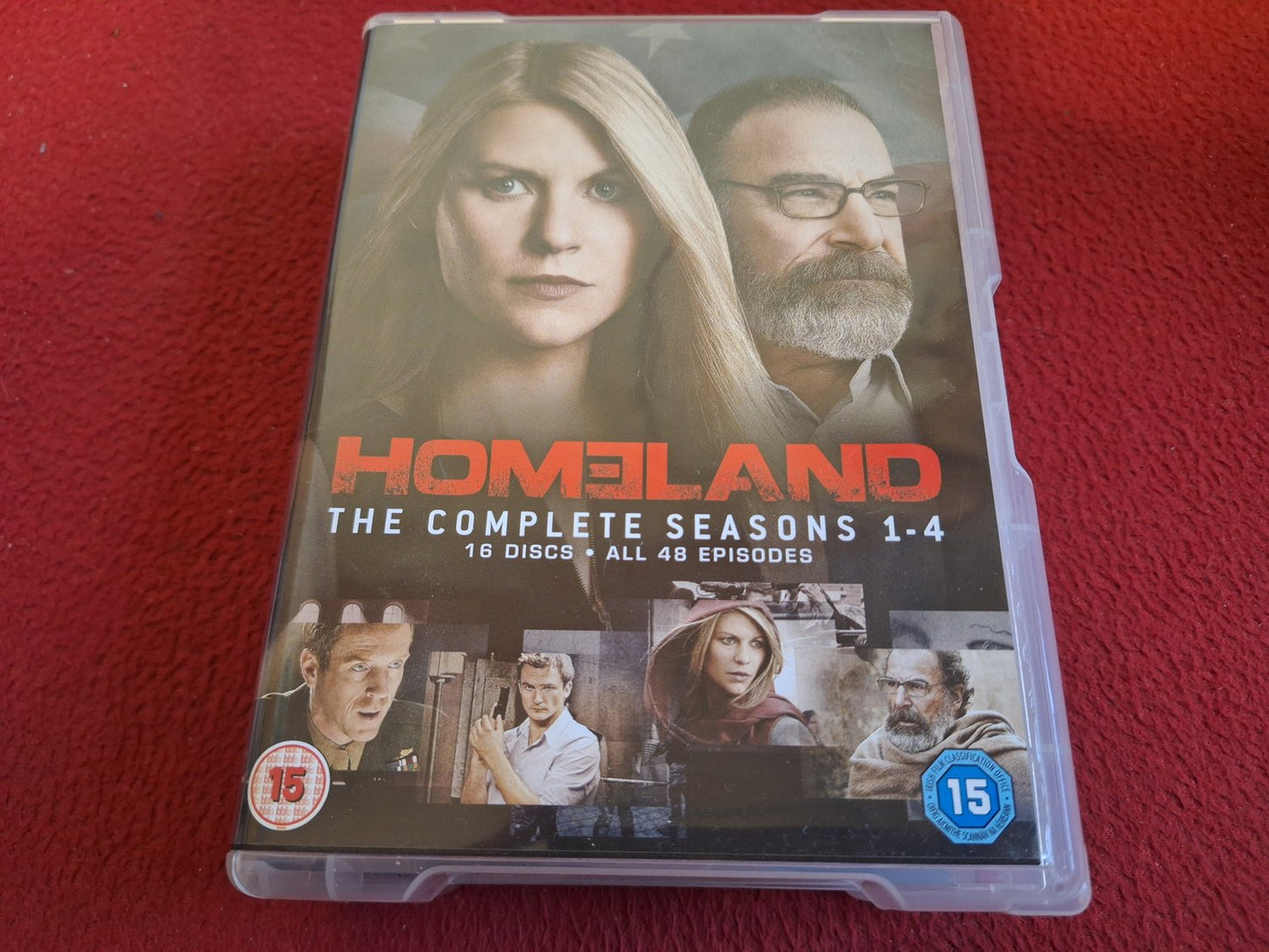 HOMELAND SEASONS 1 - 4 [ ENGELSK TEXT ] BOX DVD