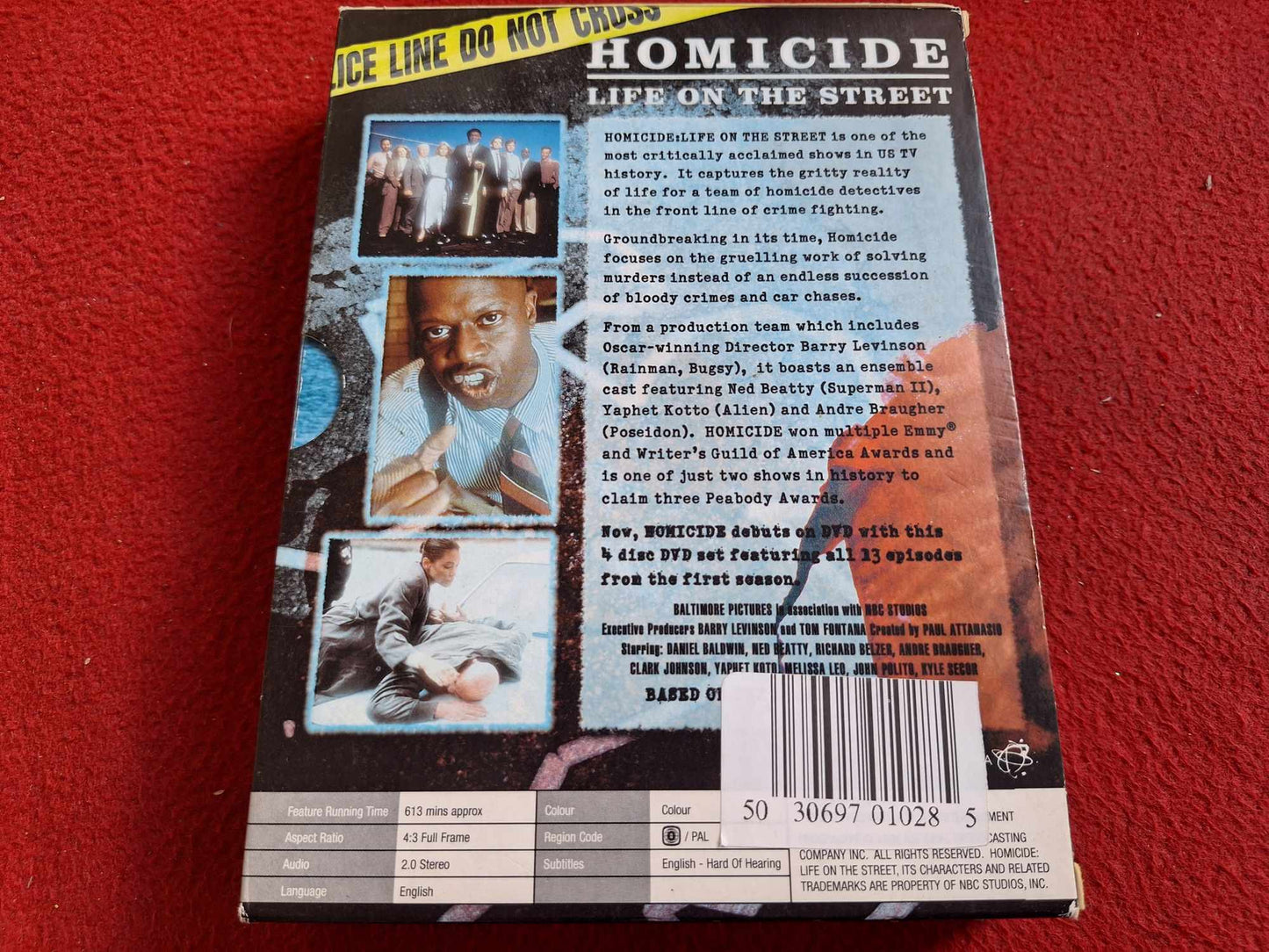 HOMICIDE LIFE ON THE STREET SERIES 1 BOX DVD