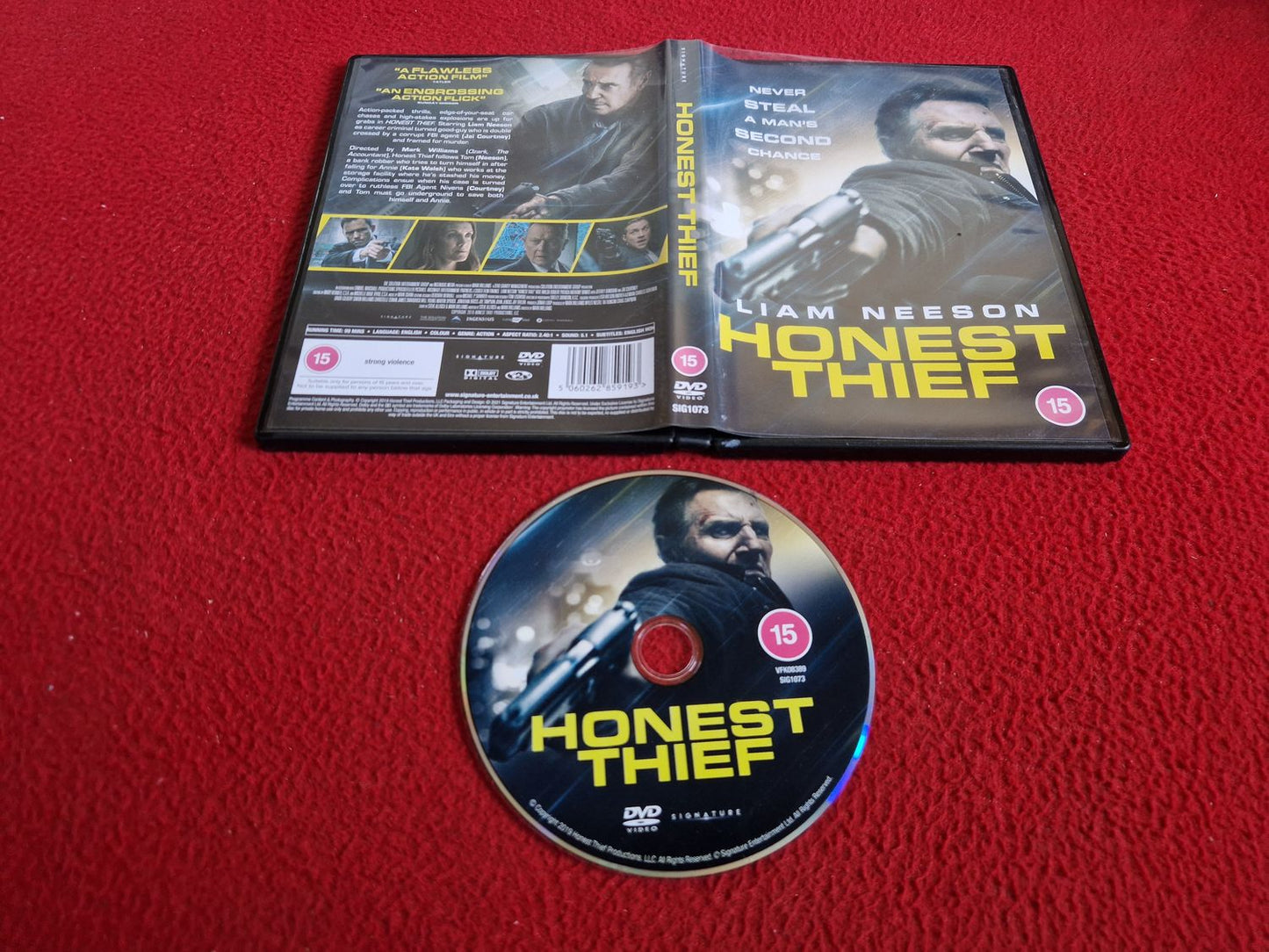 HONEST THIEF DVD