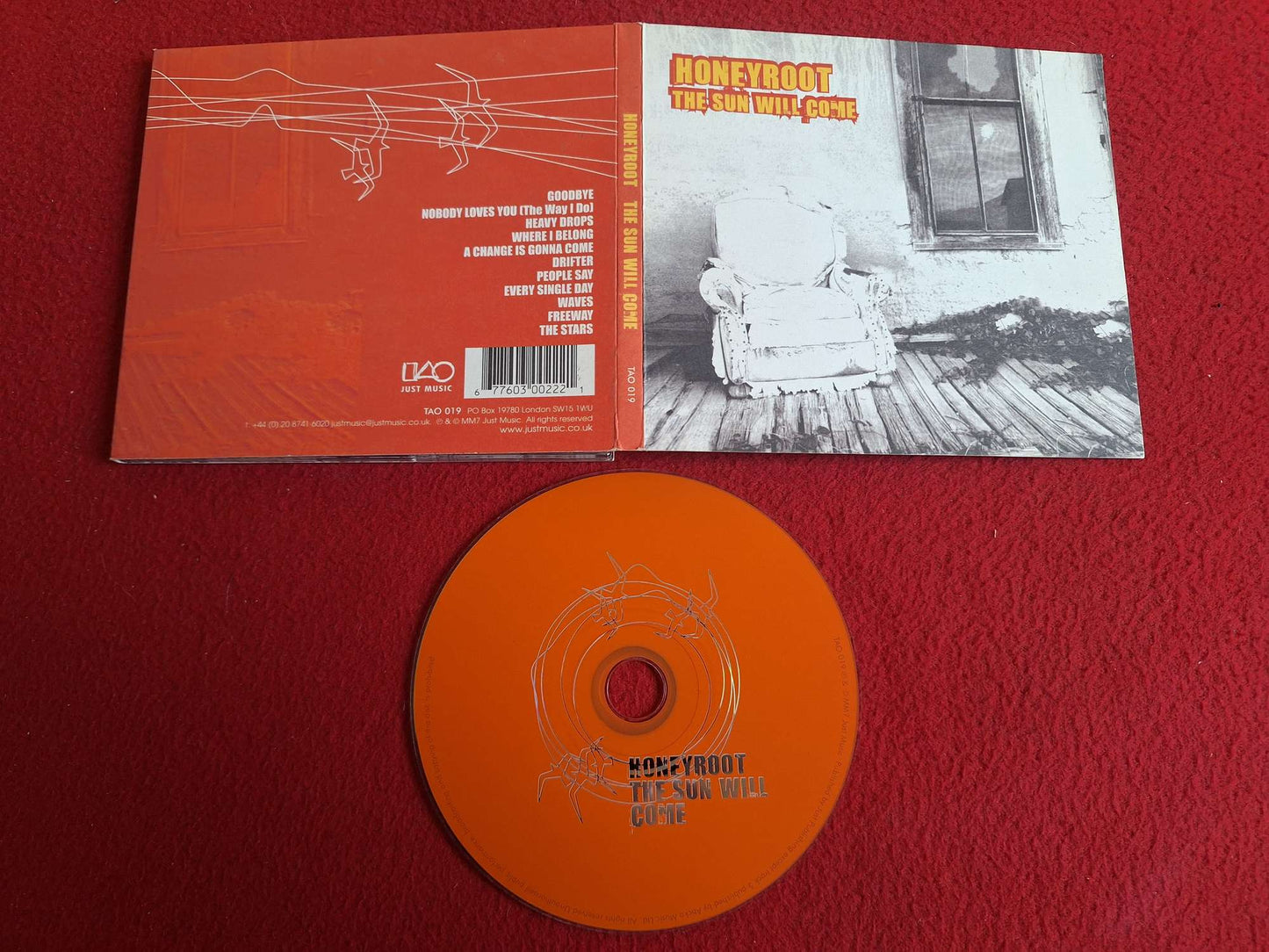 HONEYROOT THE SUN WILL COME CD