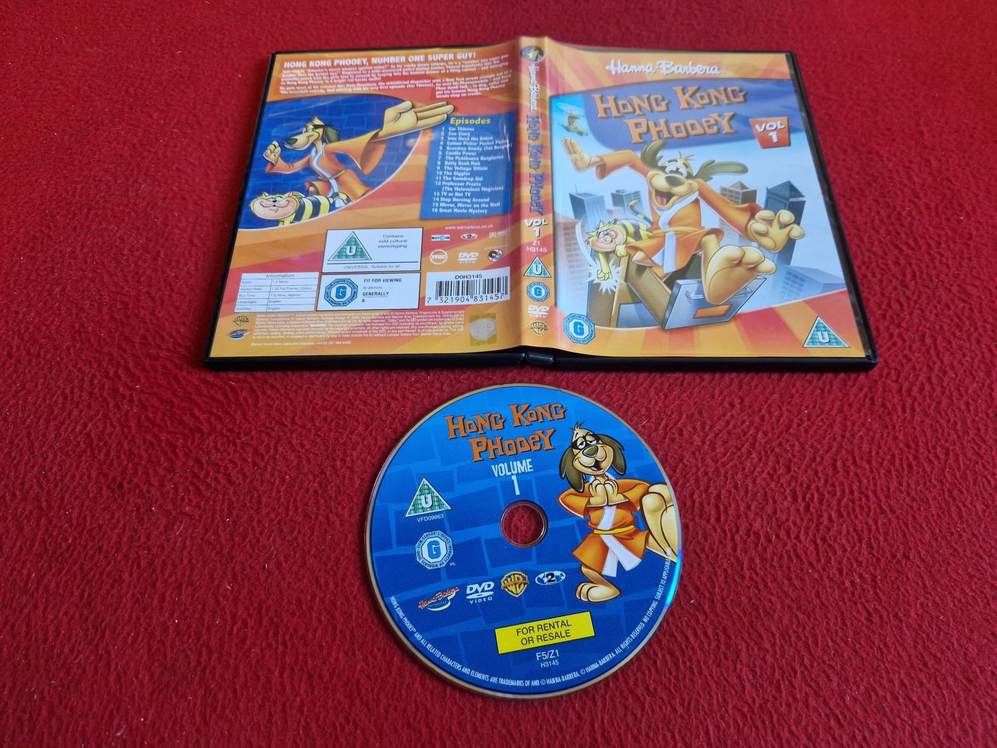 HONG KONG PHOOEY VOL 1 DVD