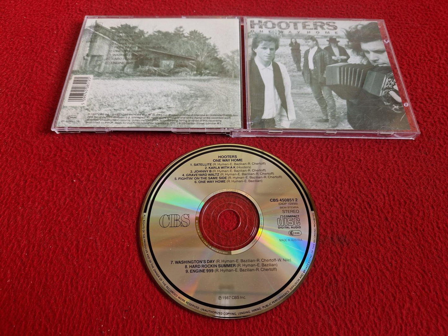 HOOTERS ONE WAY HOME CD