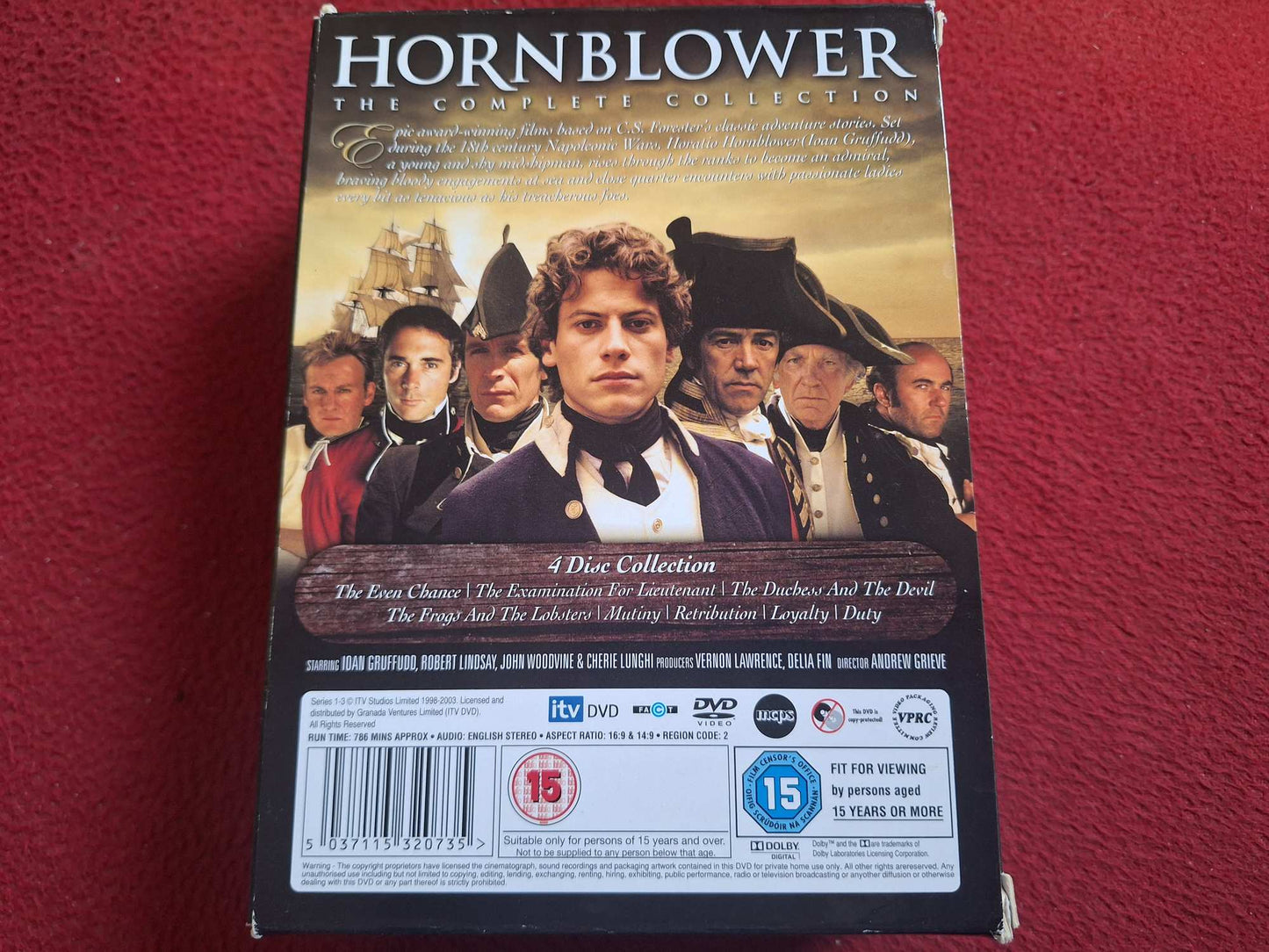 HORNBLOWER THE COMPLETE COLLECTION BOX DVD