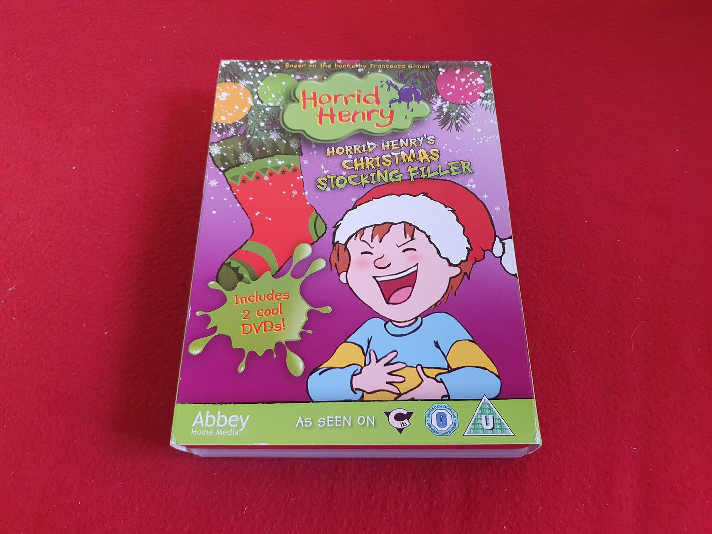 HORRID HENRY CHRISTMAS STOCKING FILLER BOX till DVD
