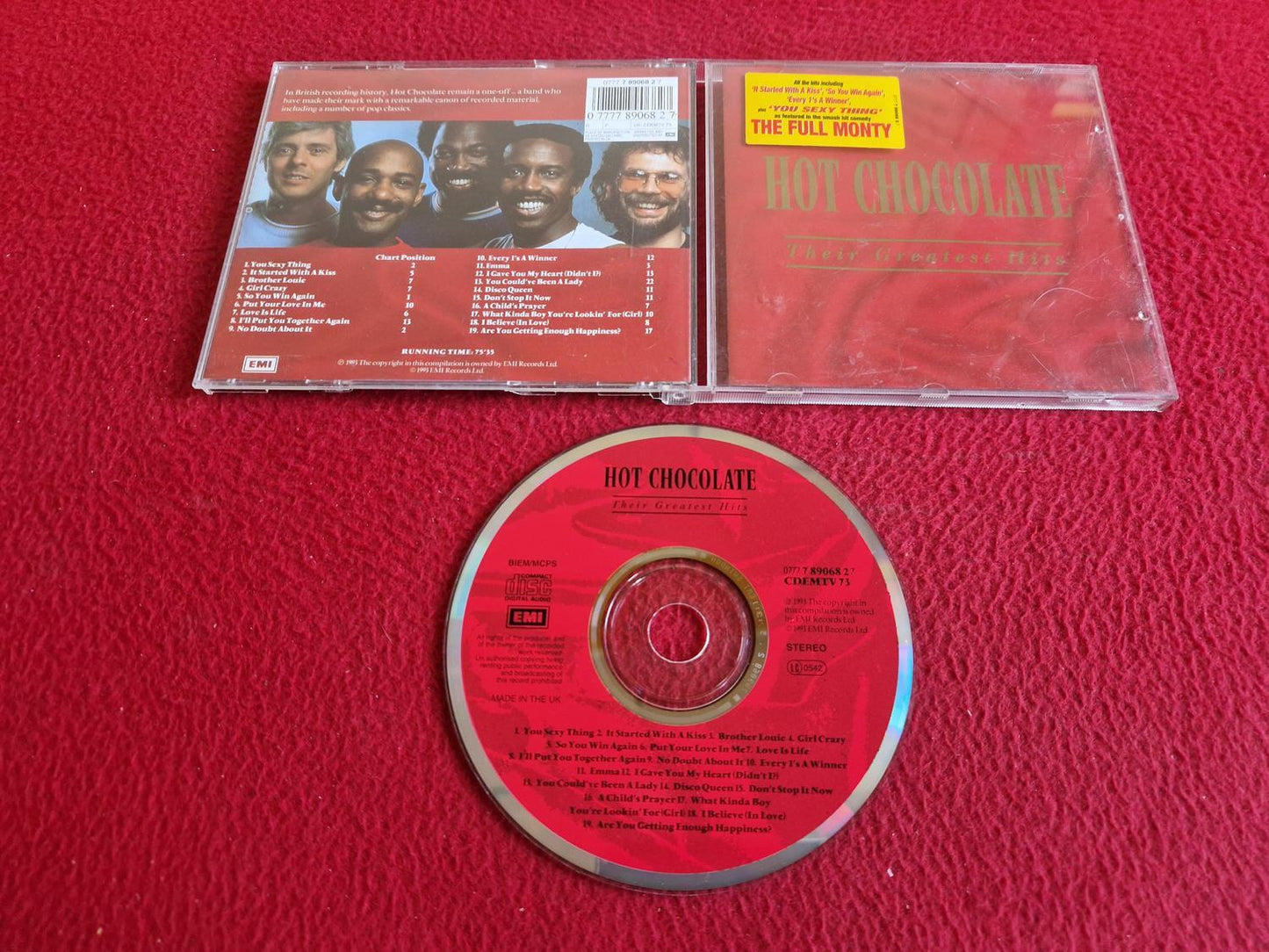 HOT CHOCOLATE THEIR GREATEST HITS CD