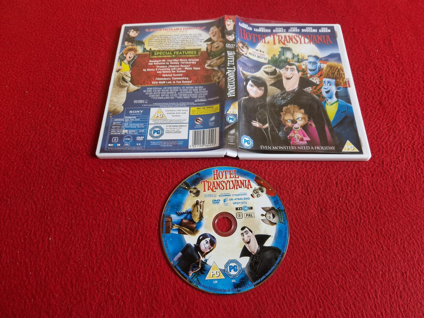 HOTEL TRANSYLVANIA DVD