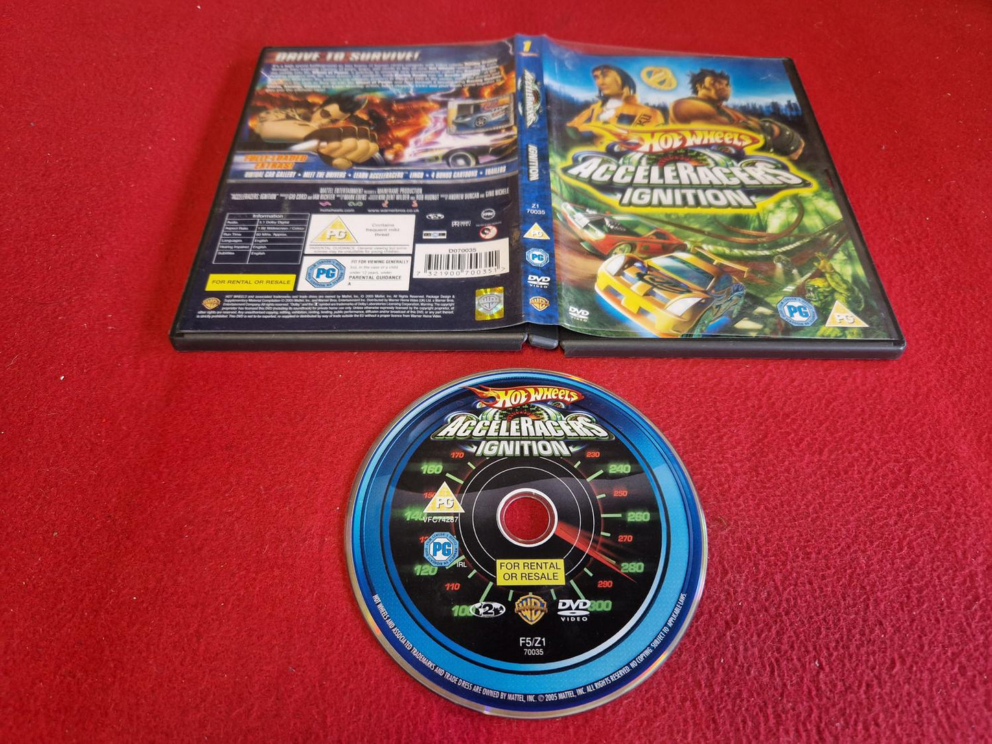 HOT WHEELS ACCELERACERS IGNITION till DVD