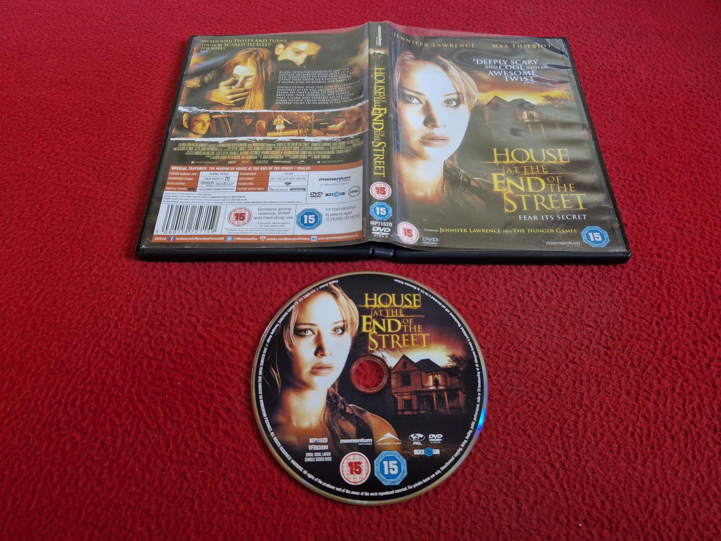 HOUSE AT THE END OF THE STREET DVD