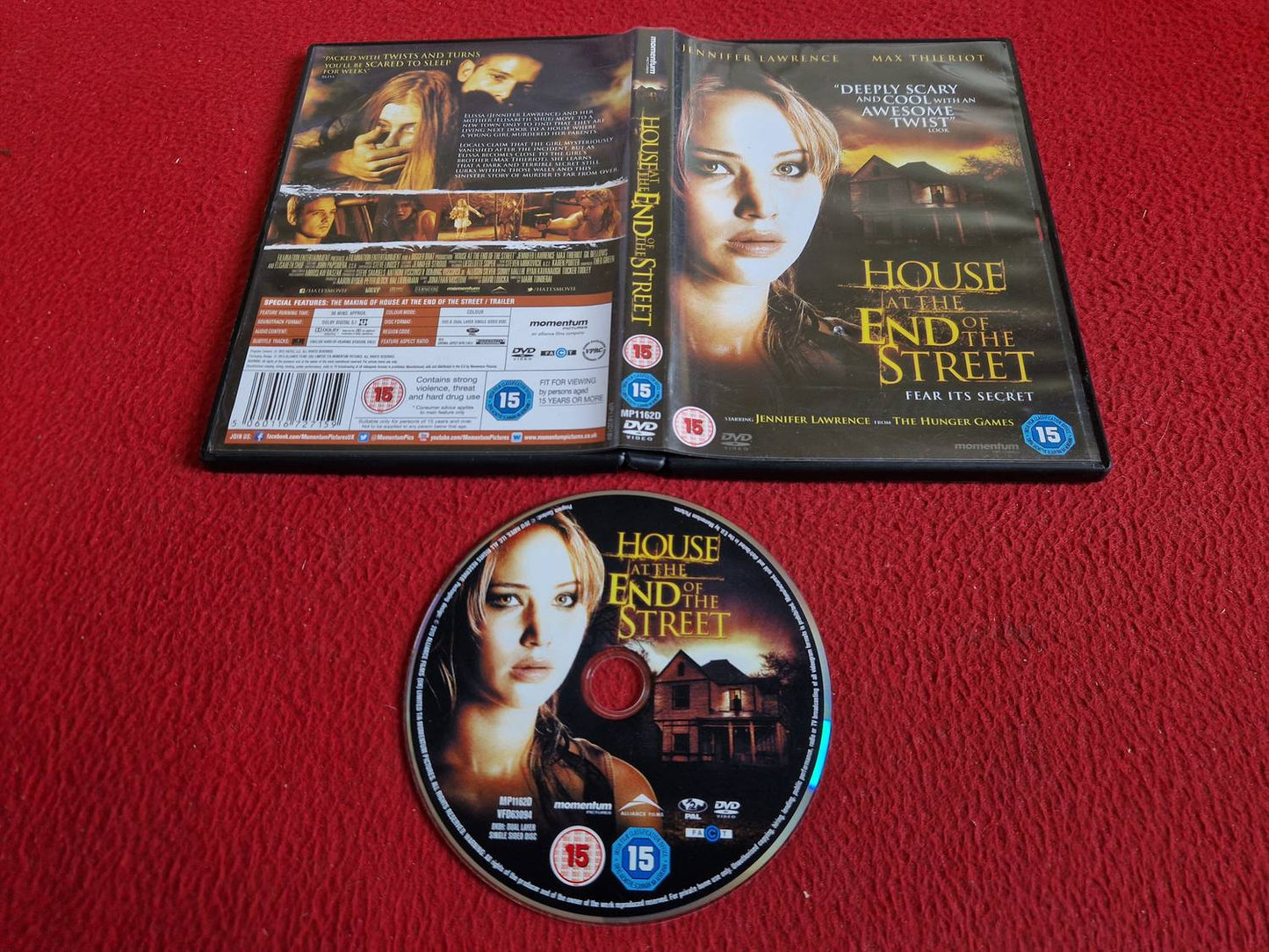 HOUSE AT THE END OF THE STREET DVD