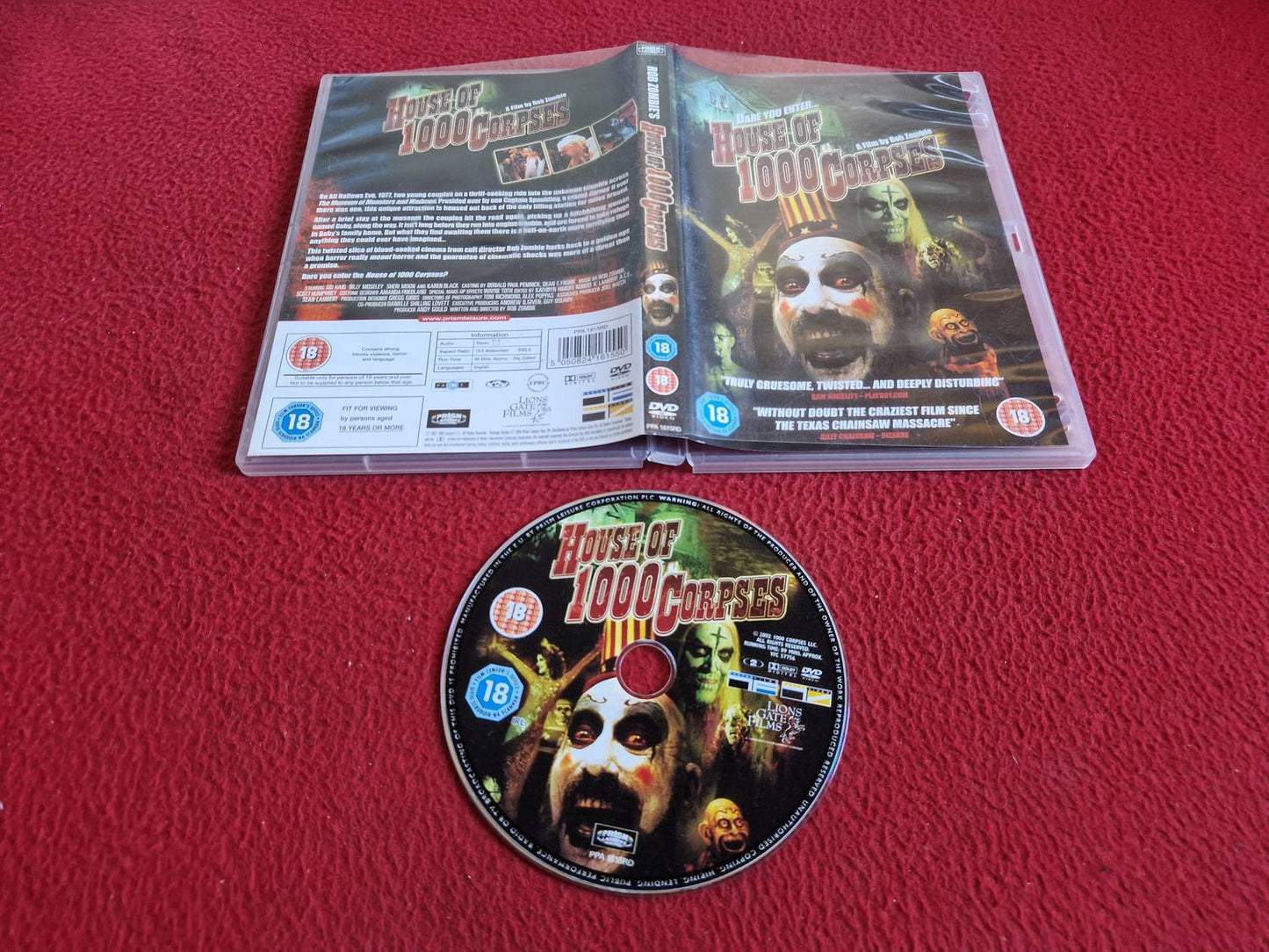 HOUSE OF 1000 CORPSES DVD