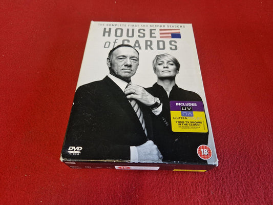 HOUSE OF CARDS SEASON 1 & 2 BOX till DVD
