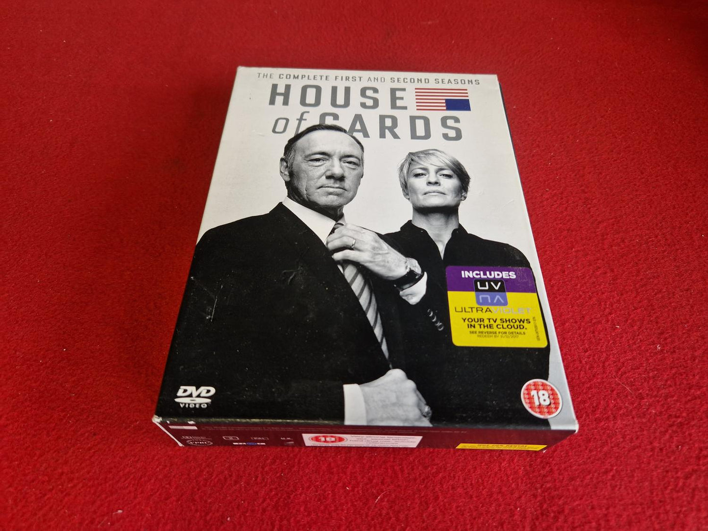 HOUSE OF CARDS THE COMPLETE SEASONS 1 - 2 BOX till DVD