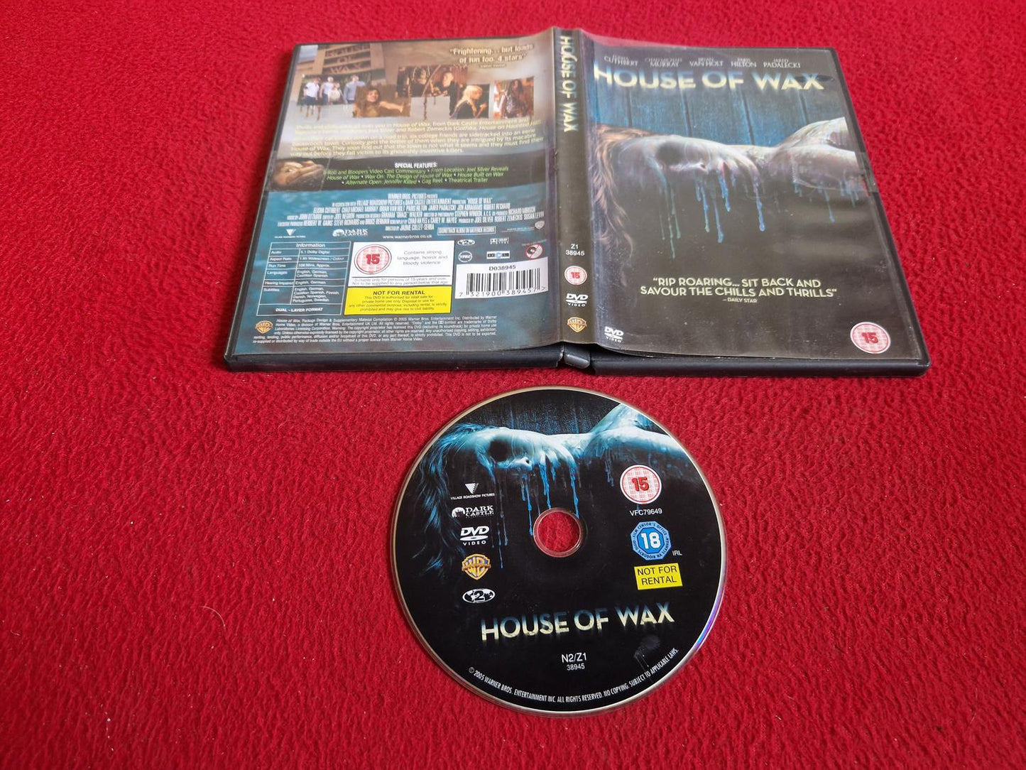 HOUSE OF WAX DVD