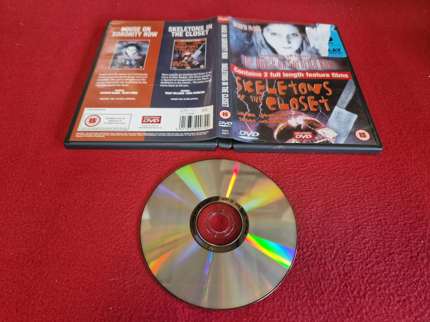 HOUSE ON SORORITY ROW / SKELETONS IN THE CLOSET till DVD