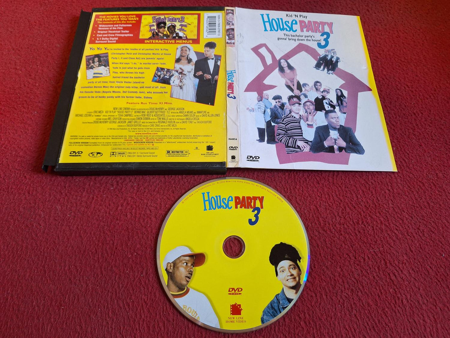 HOUSE PARTY 3 [ REGION 1 ] [ SNAPCASE ] DVD