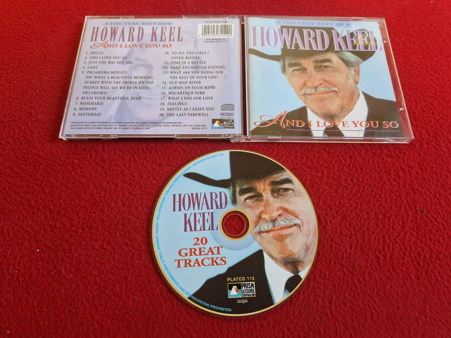 HOWARD KEEL AND I LOVE YOU SO THE VERY BEST OF CD