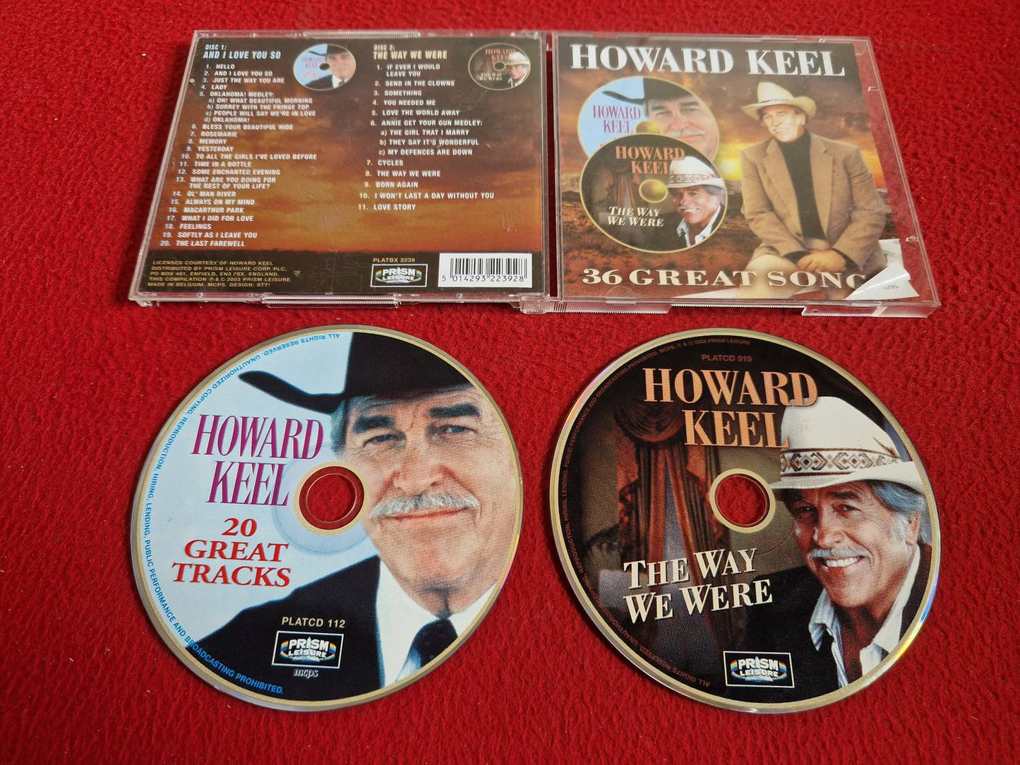 HOWARD KEEL AND I LOVE YOU SO / THE WAY WE WERE CD