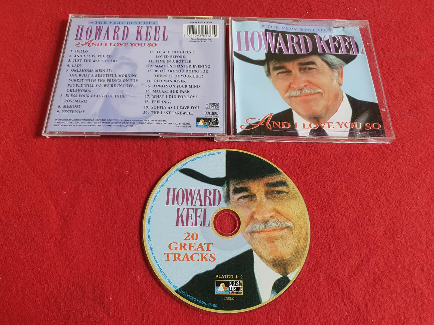 HOWARD KEEL AND I LOVE YOU SO till CD