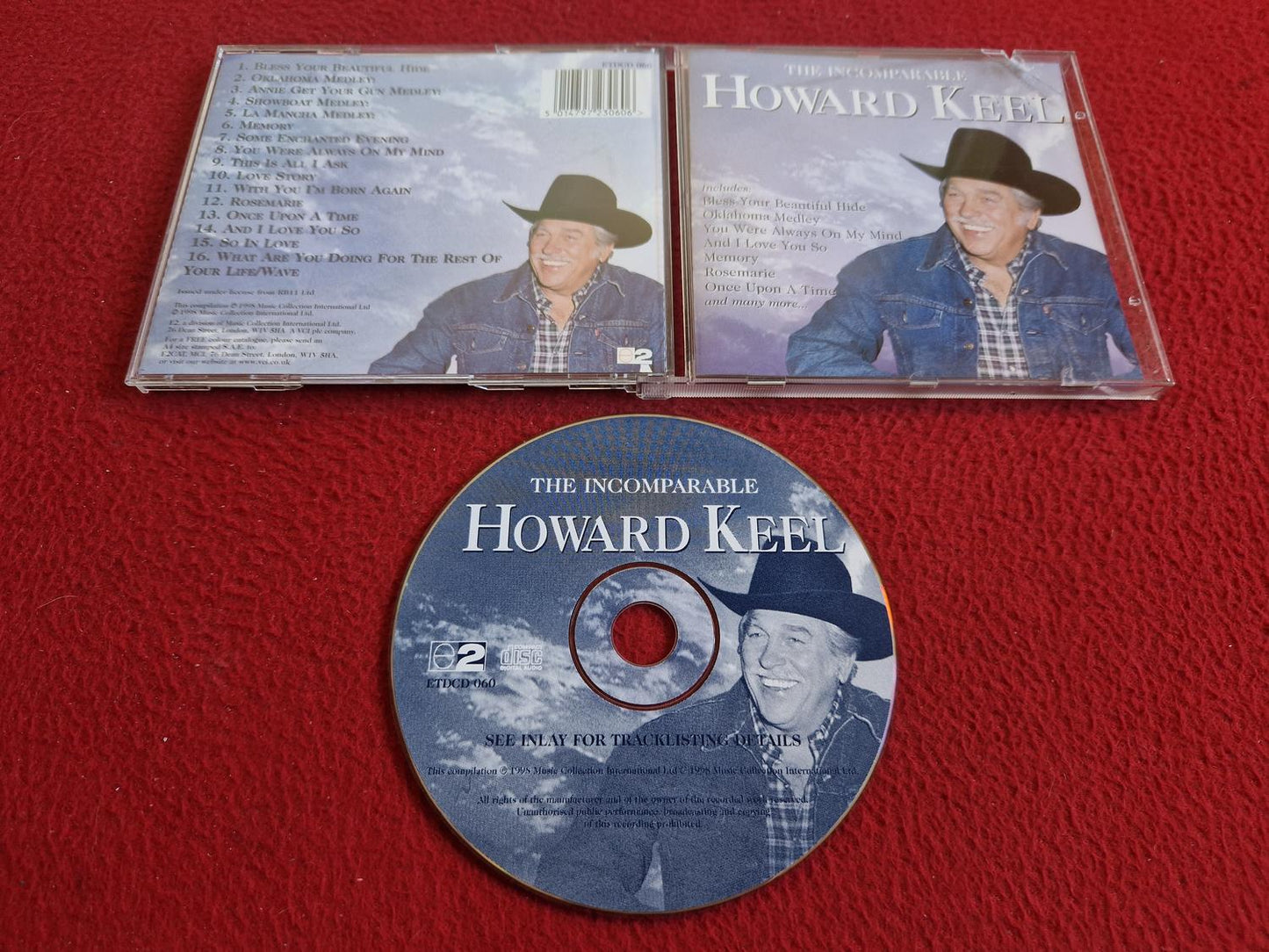 HOWARD KEEL THE INCOMPARABLE CD