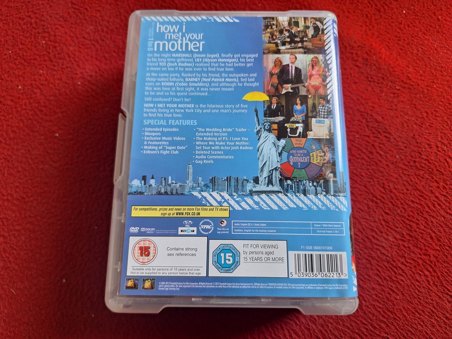 HOW I MET YOUR MOTHER 1 TO 8 BOX DVD
