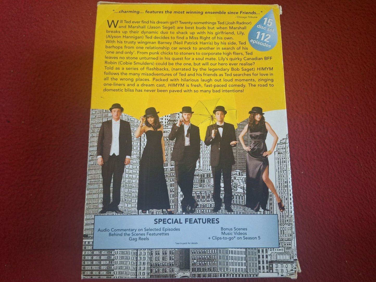 HOW I MET YOUR MOTHER SEASONS 1 - 5 BOX DVD