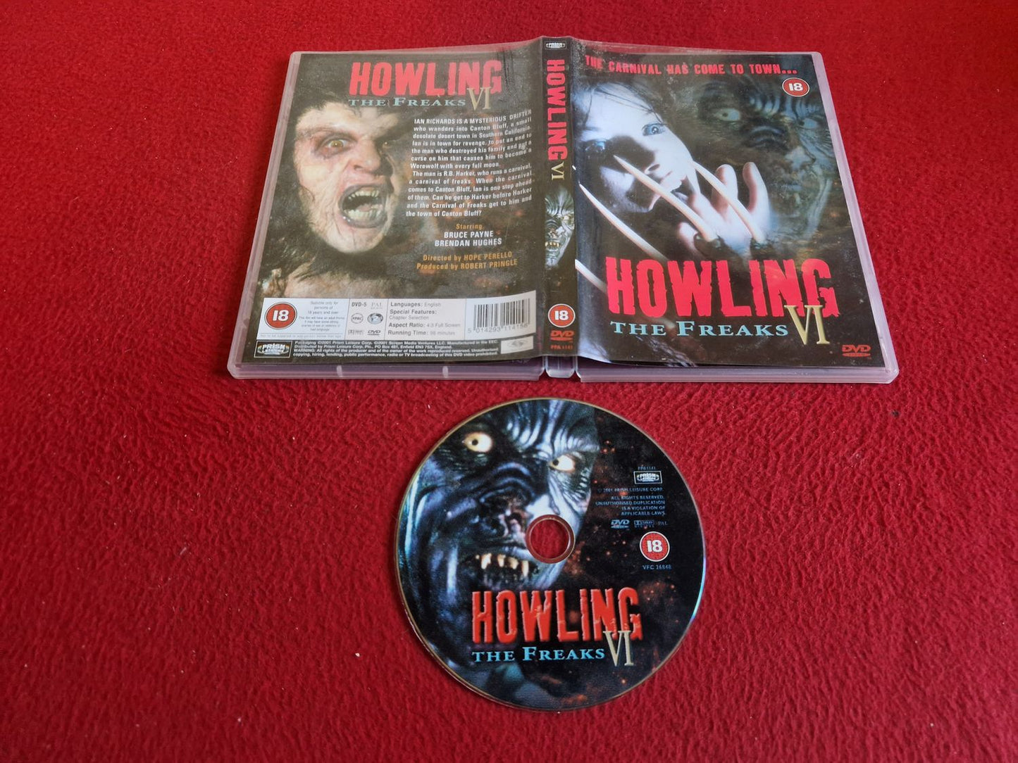 HOWLING THE FREAKS VI DVD
