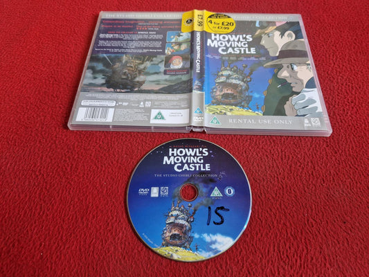 HOWL'S MOVING CASTLE [ ENG. el JAPANSKT TAL / ENGELSK TEXT ] DVD