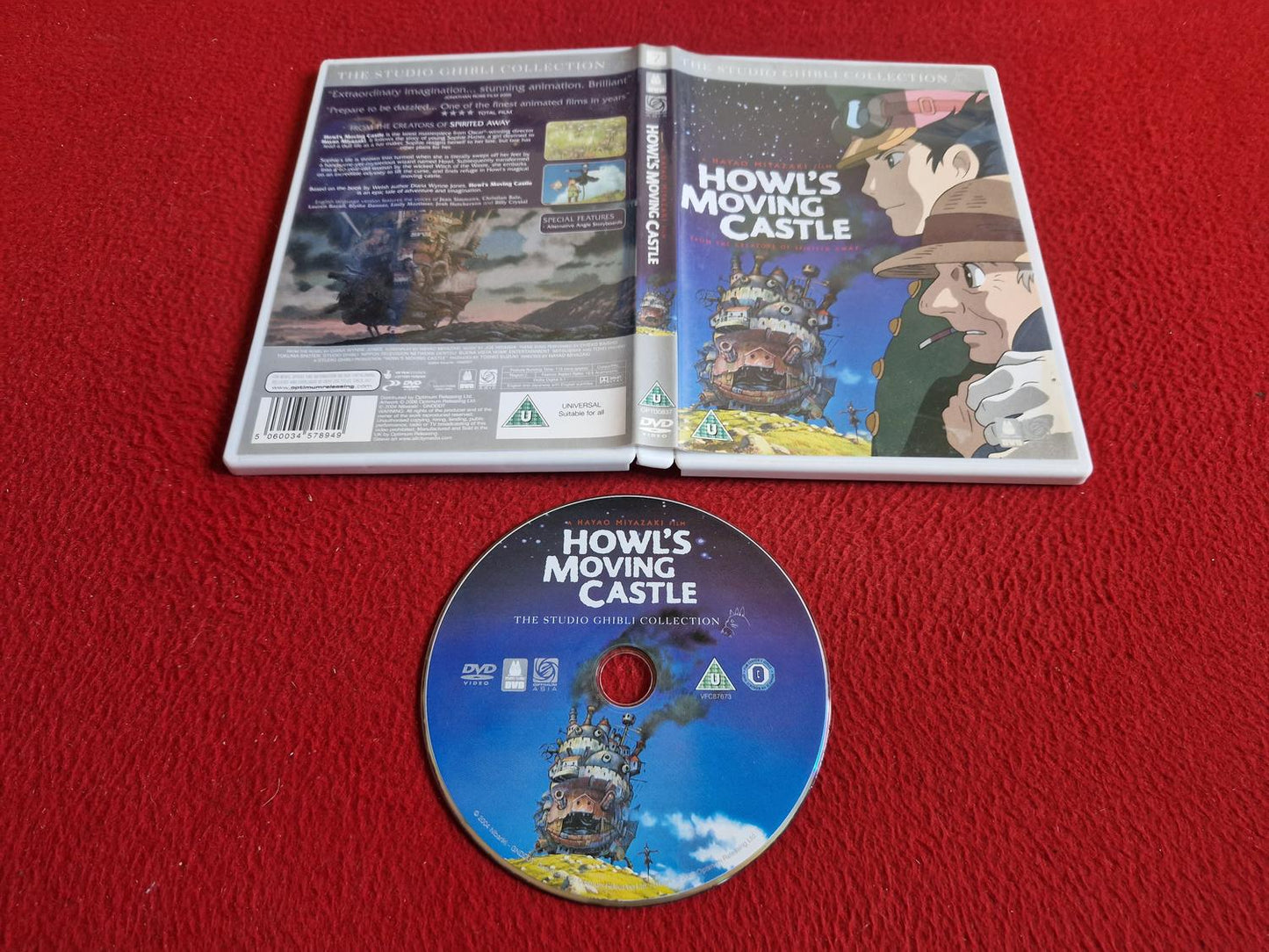 HOWL'S MOVING CASTLE [ JAPANSKT / ENGELSKT TAL / ENGELSK TEXT ] DVD