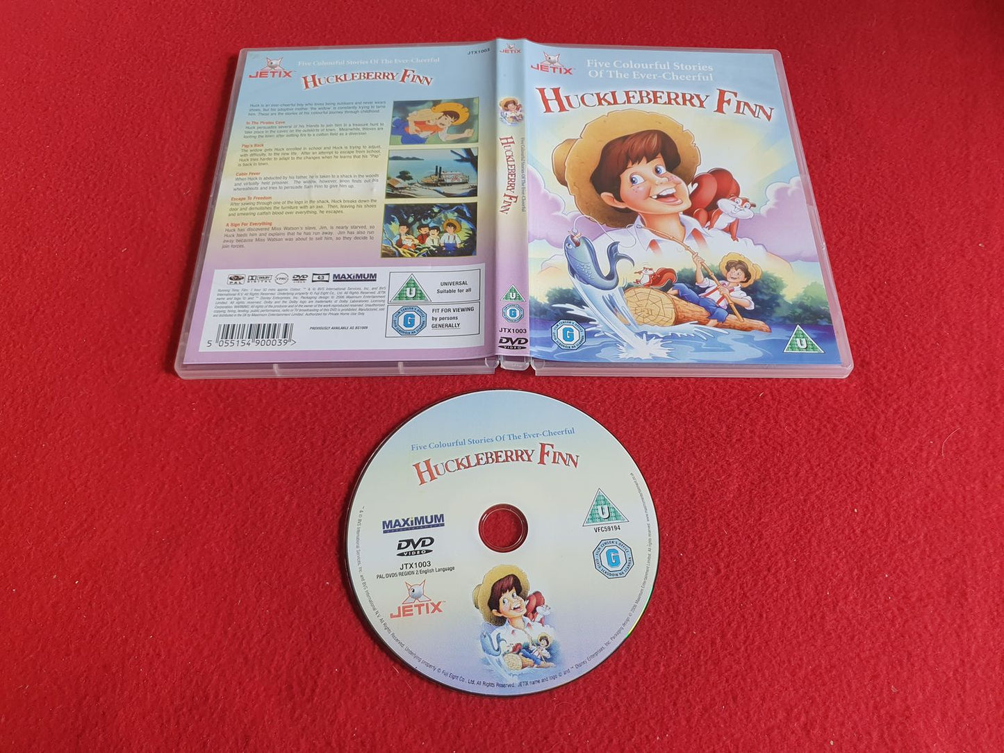 HUCKLEBERRY FINN - FIVE COLOURFUL STORIES till DVD