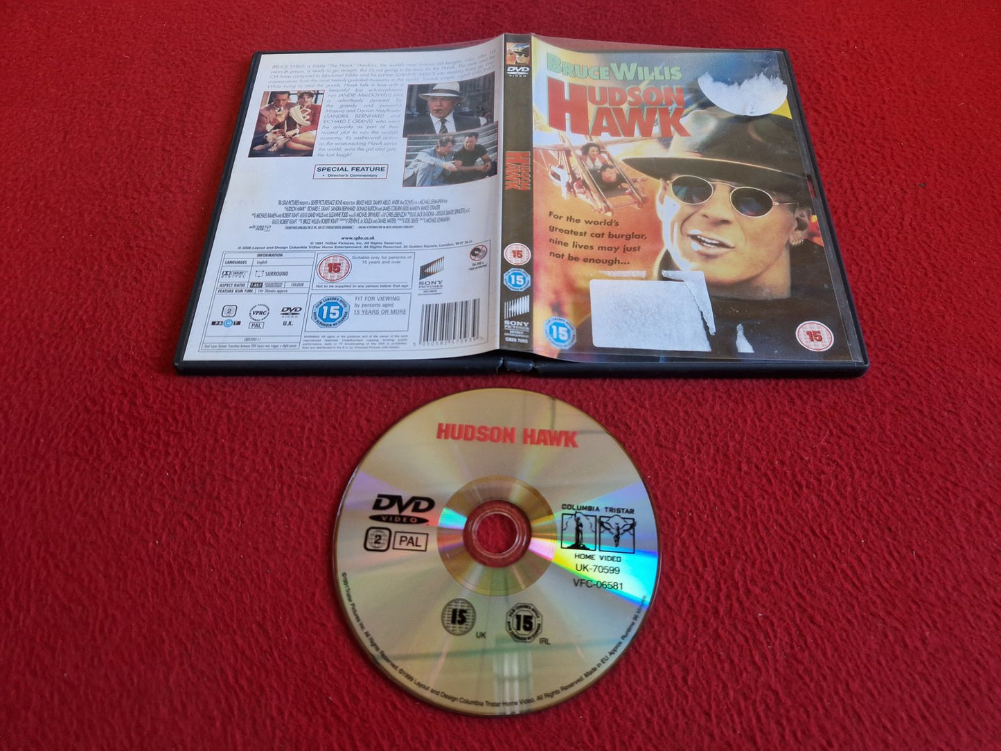 HUDSON HAWK DVD