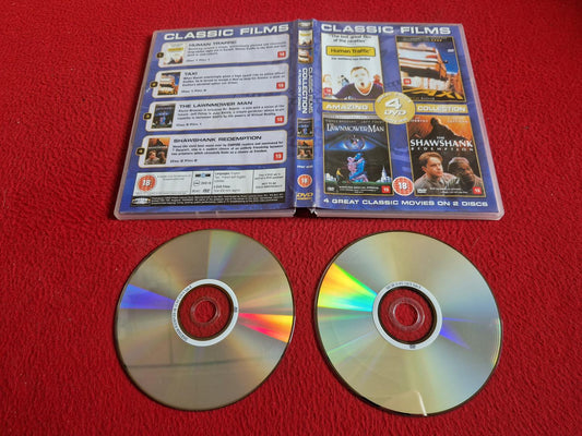 HUMAN TRAFFIC / TAXI / LAWNMOWER MAN / THE SHAWSHANK REDEMPTION DVD