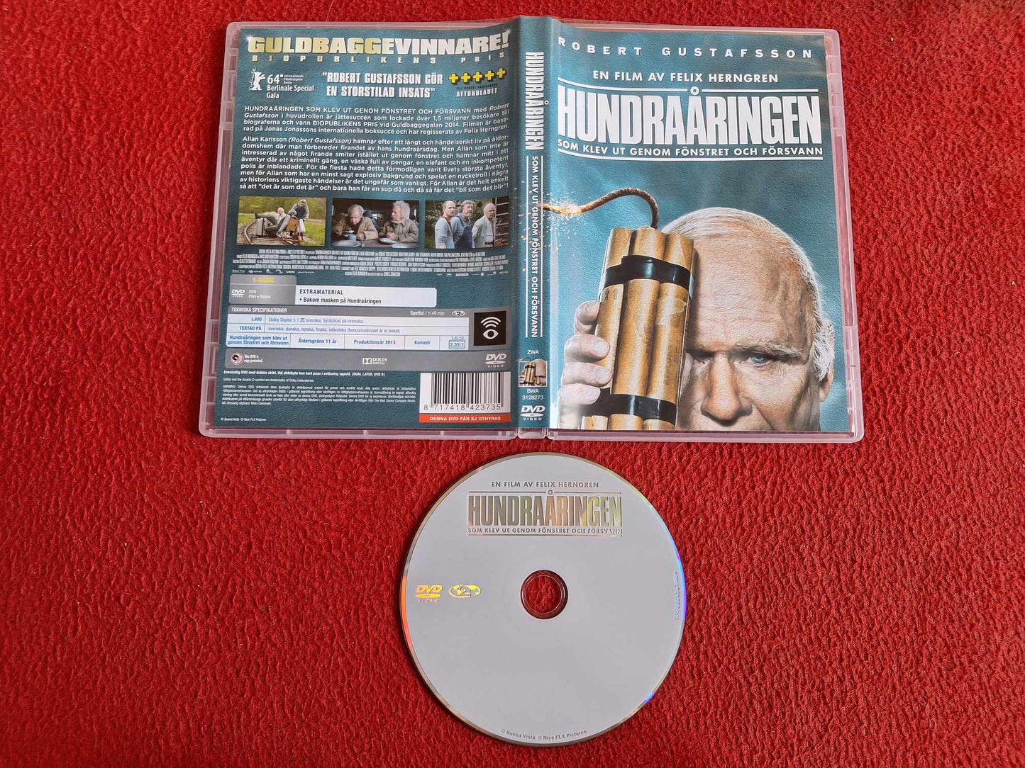 HUNDRAÅRINGEN SOM KLEV UT GENOM FÖNSTRET... [ SVENSK UTGÅVA ] DVD