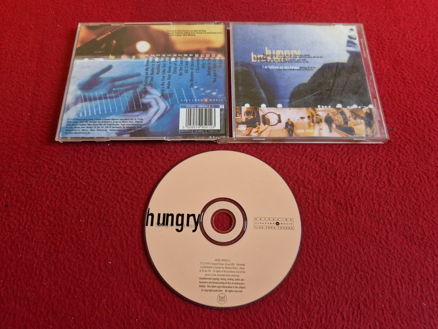 HUNGRY FALLING ON MY KNEES CD